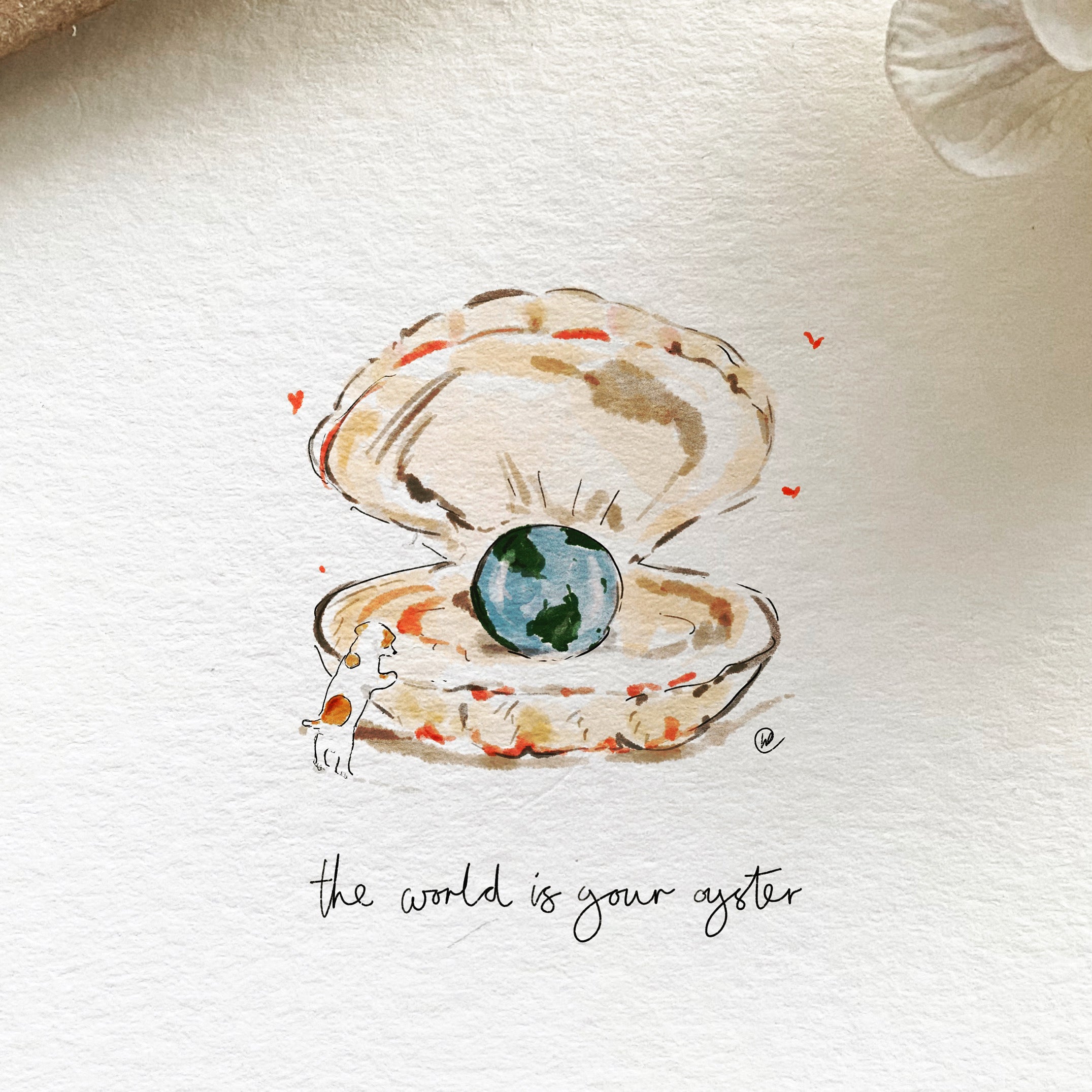 The World Is Your Oyster Print