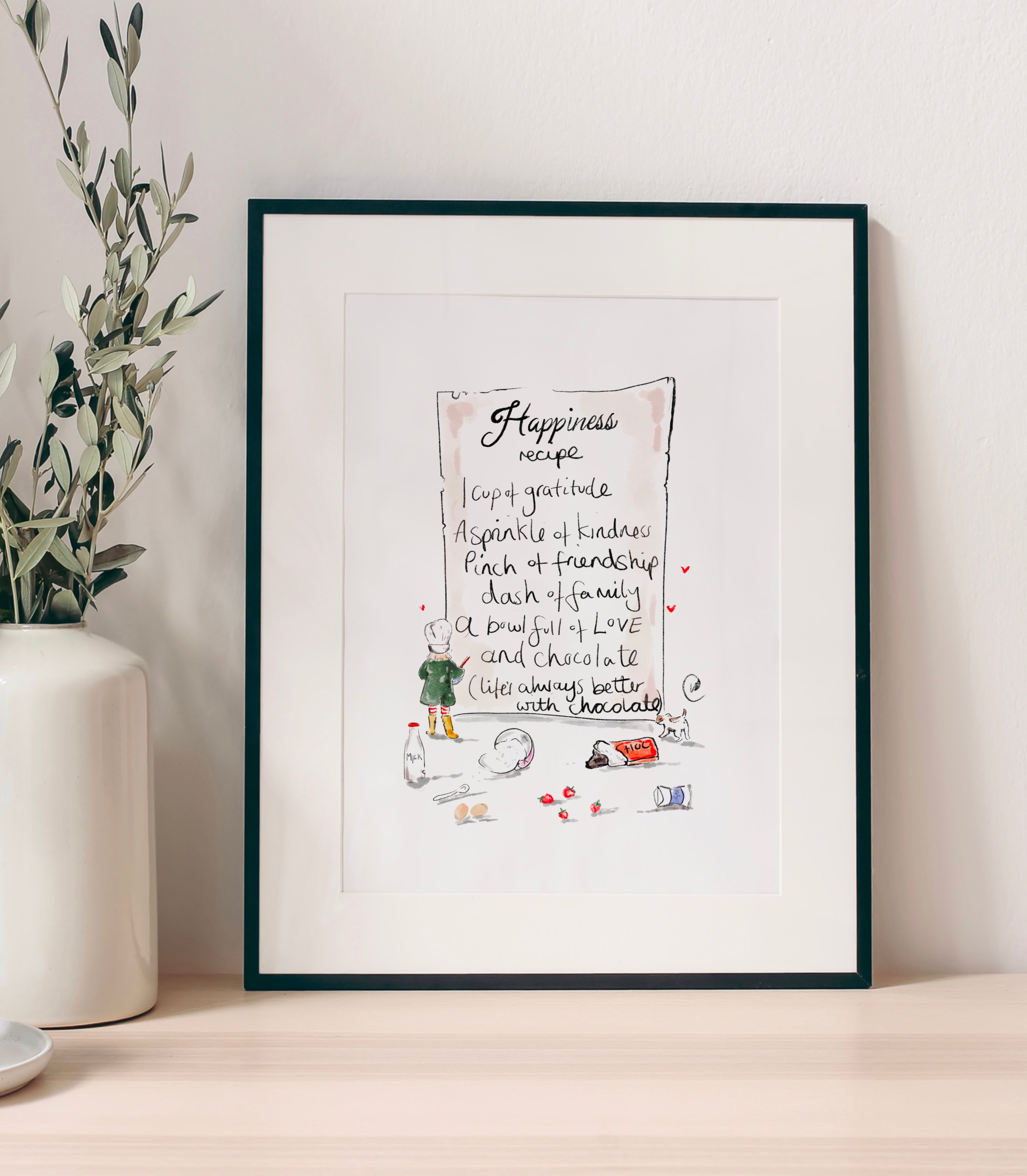 Happiness Recipe Print