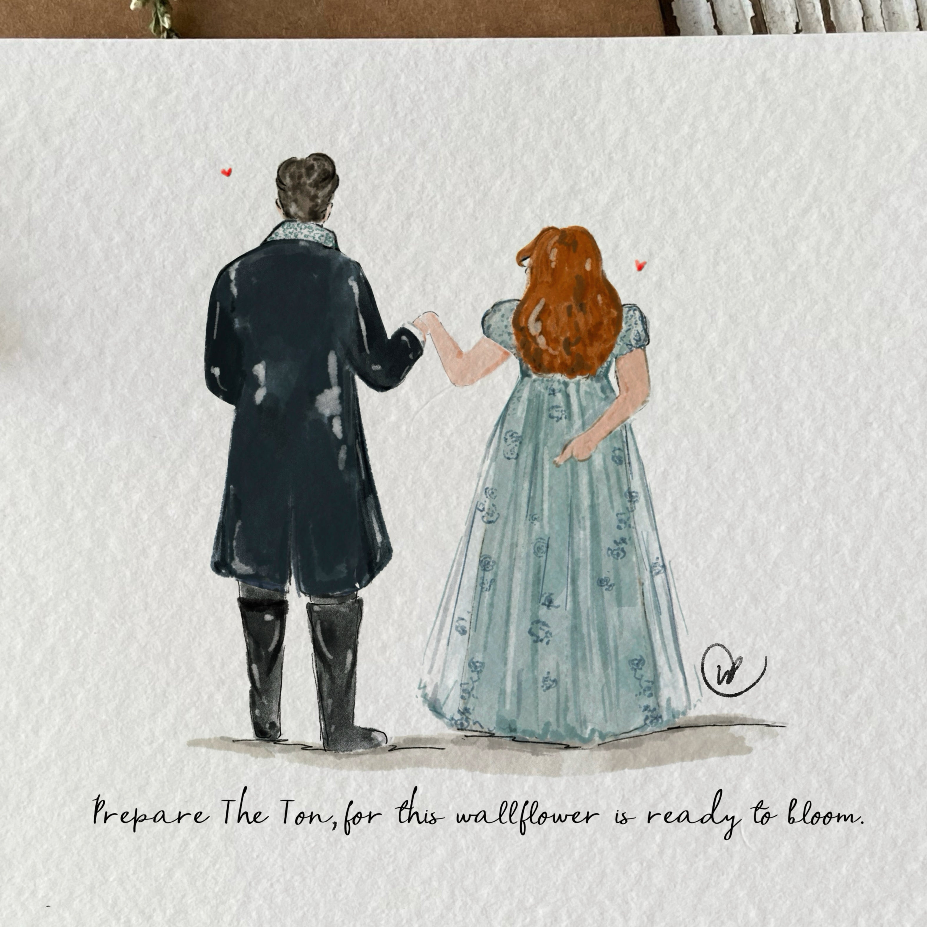 Polin Love Bridgerton Print