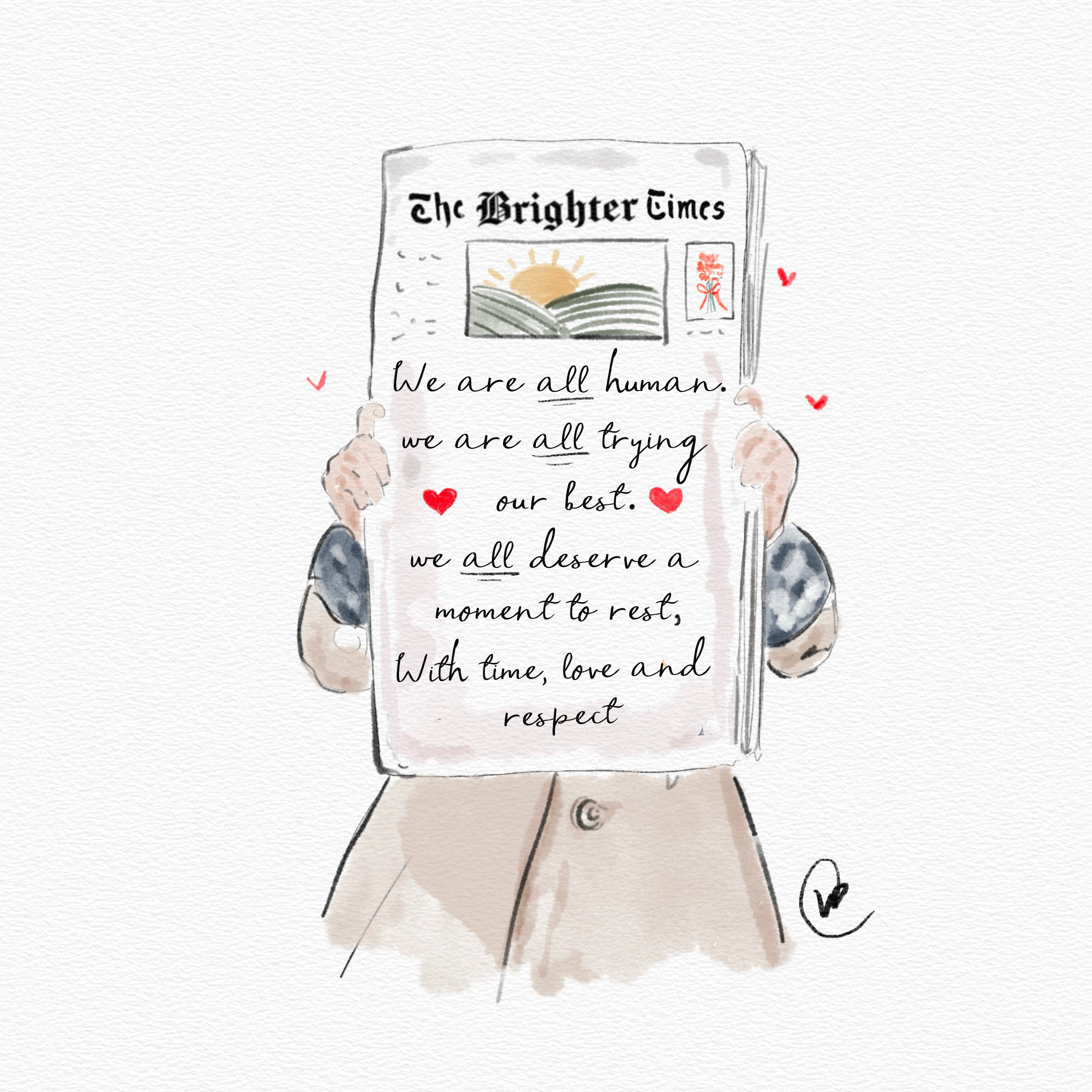 Love, Time, Rest and Respect Print