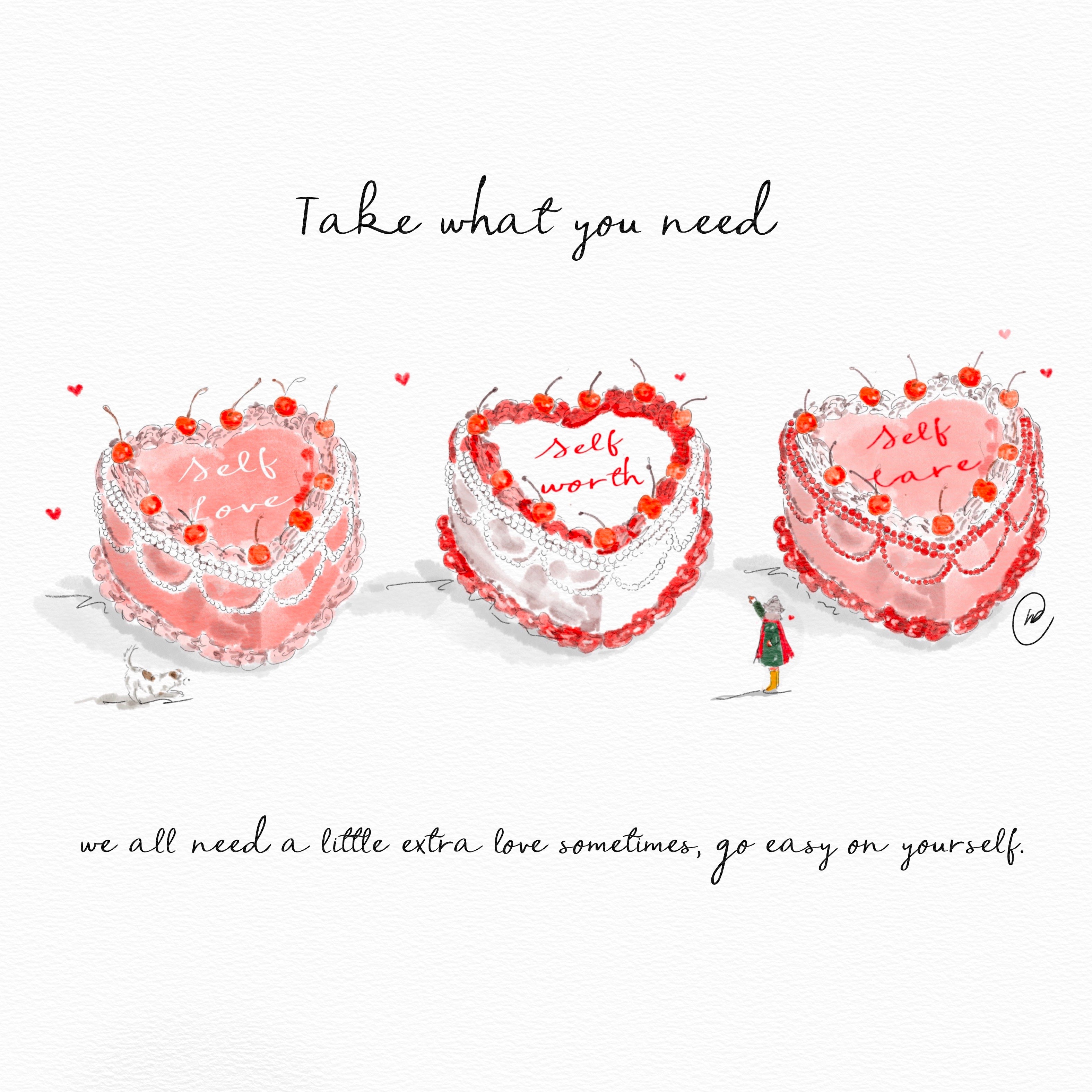 A Piece For You Love print