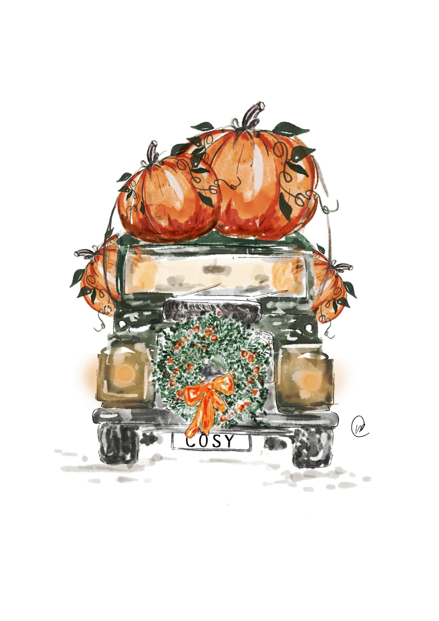 Cosy Landrover | Print