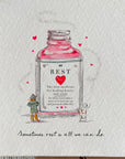 Rest Is The Best Medicine Illustration