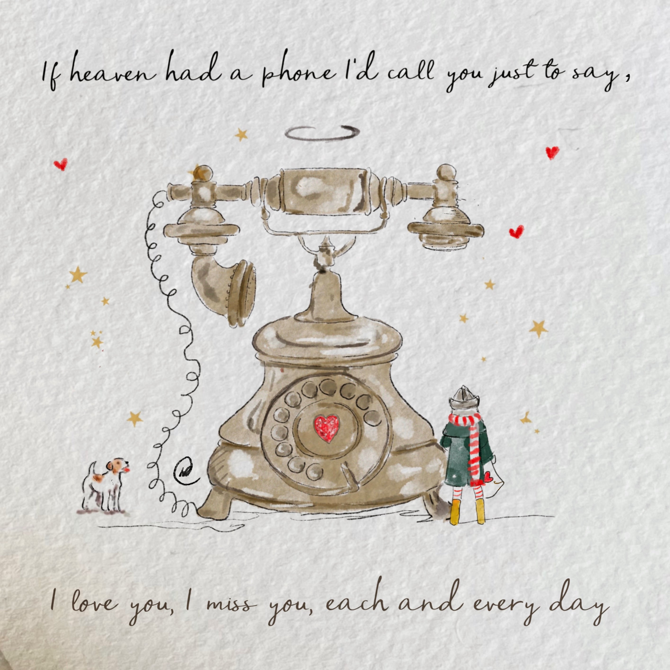 Heavens Phone Print – Lucy Claire Illustration