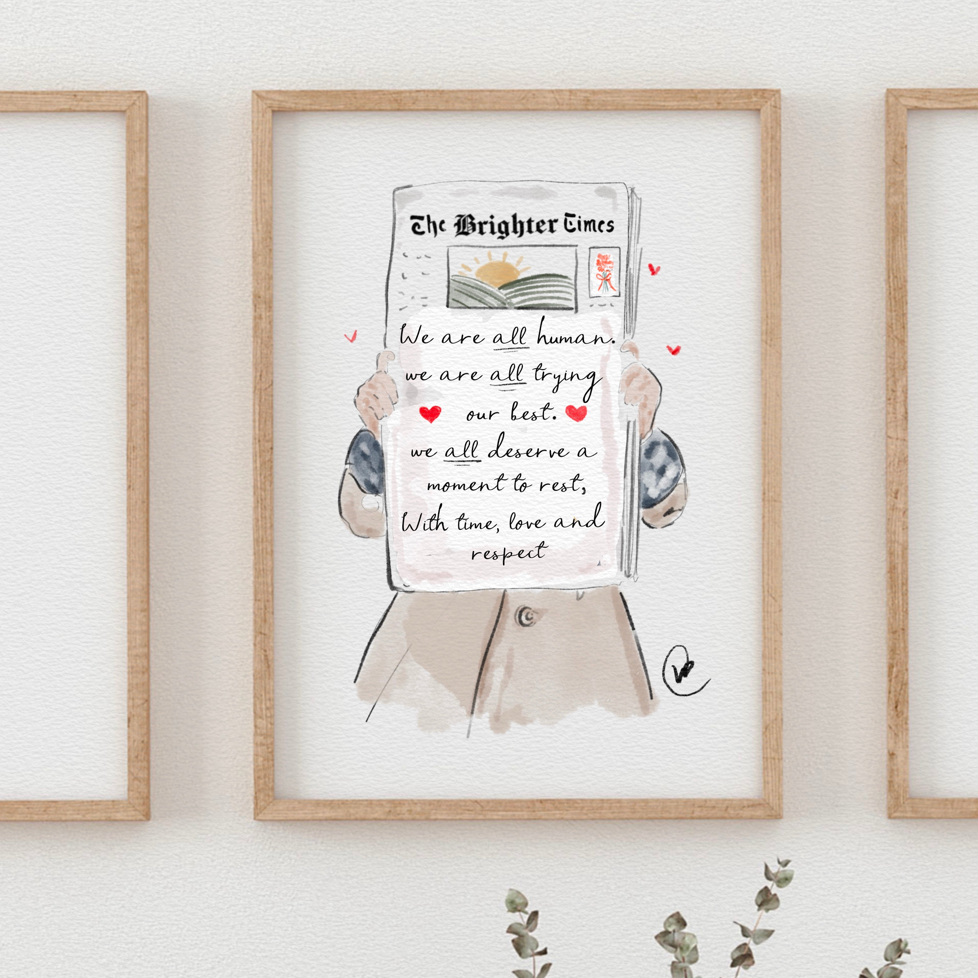 Love, Time, Rest and Respect Print