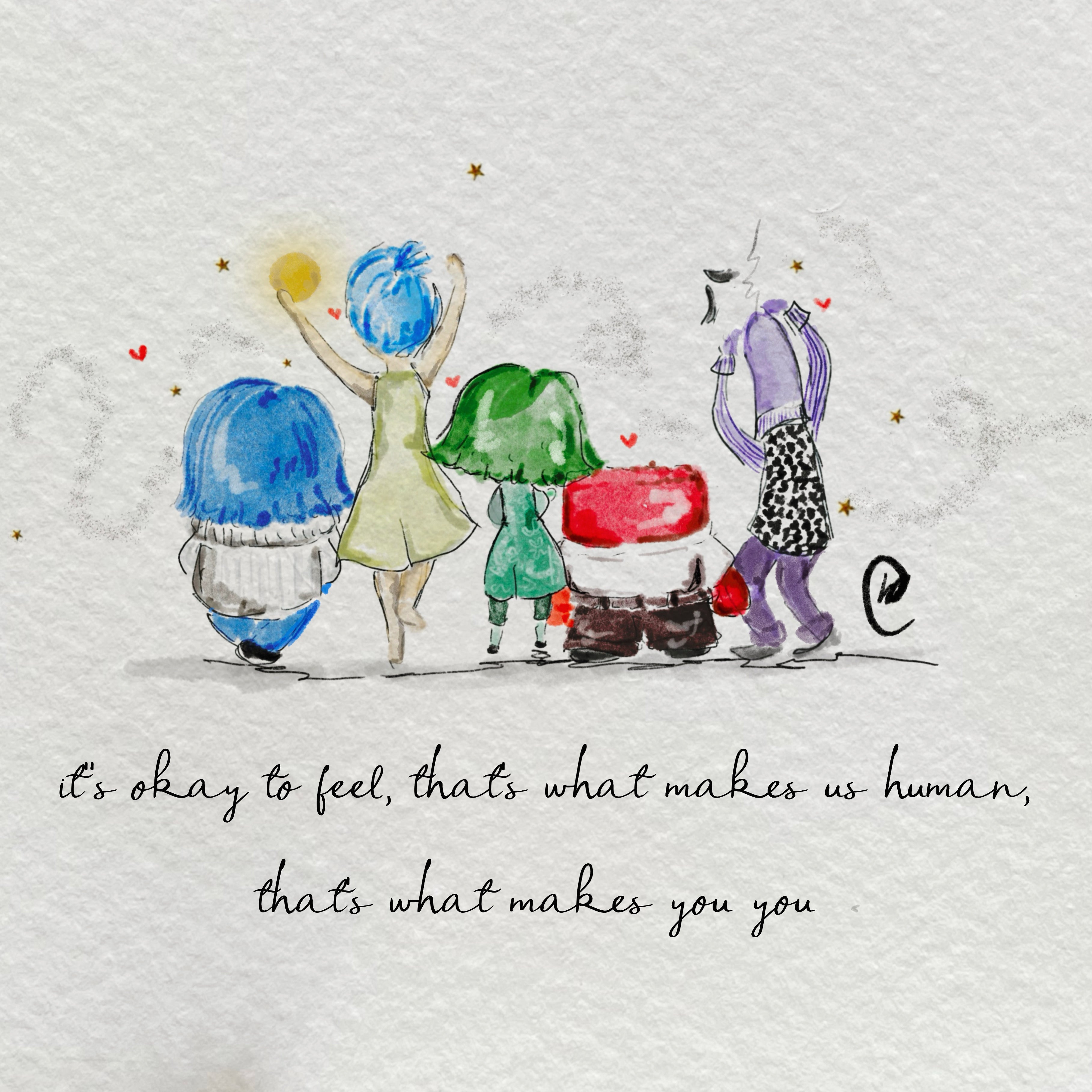 It’s Okay To Feel Emotions Illustration