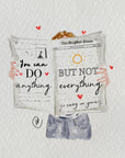You Can DO Anything But Not Everything Illustrated Print