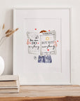 You Can DO Anything But Not Everything Illustrated Print