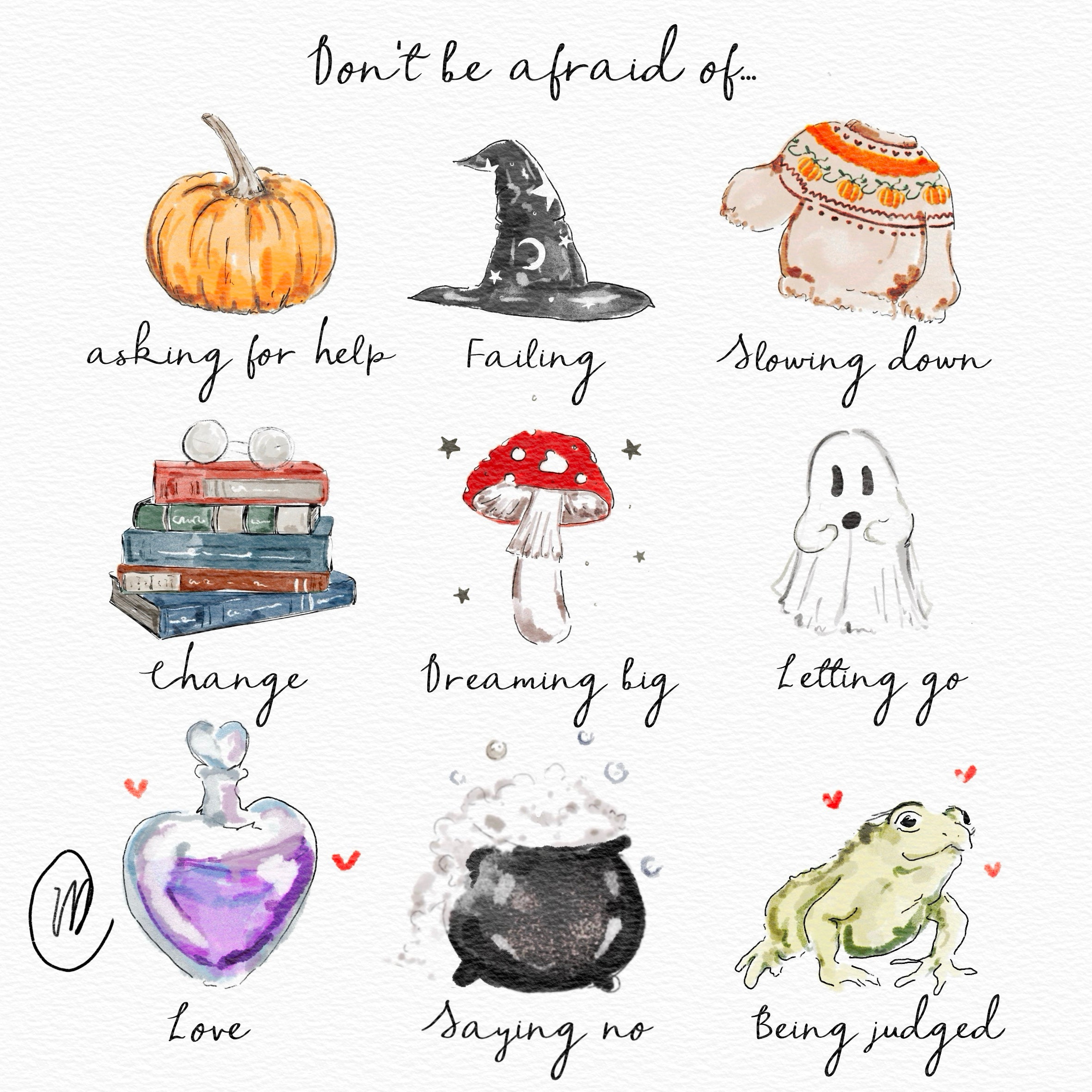 Autumn Scaries Illustration | Print