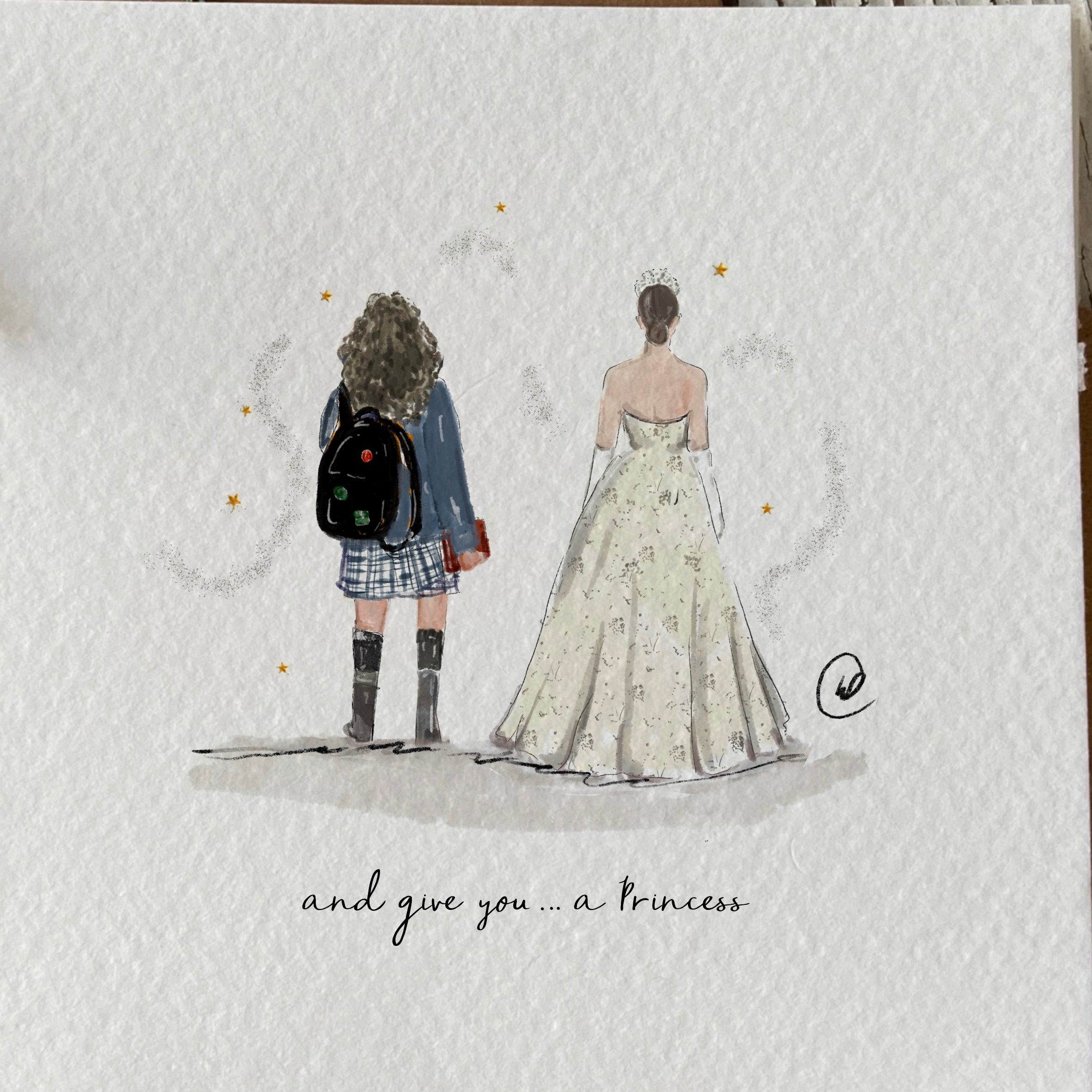 Me a Princess, Princess Diaries Illustration