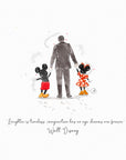 Disney 100 Limited Edition watercolour print