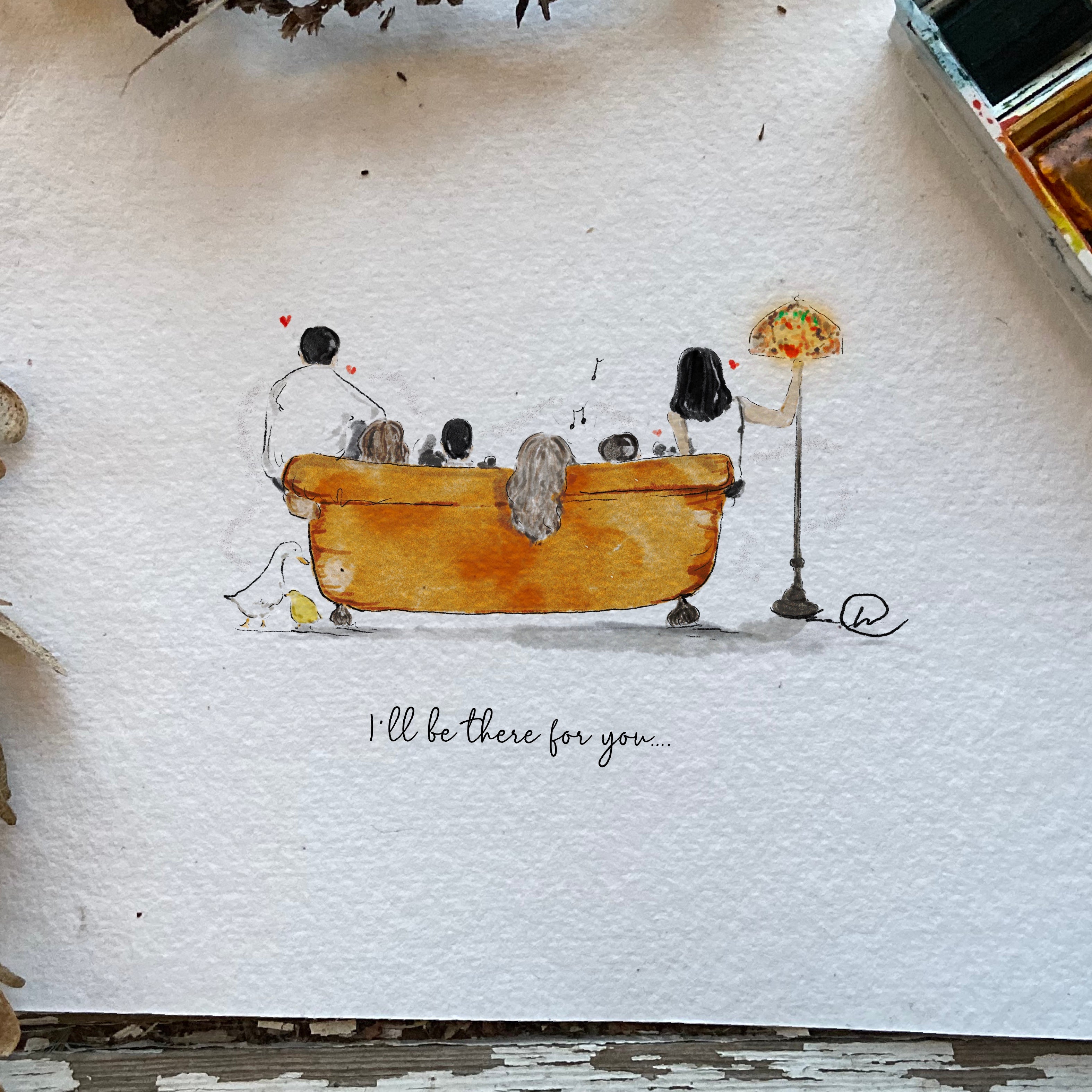 Friends Sofa there for you Print