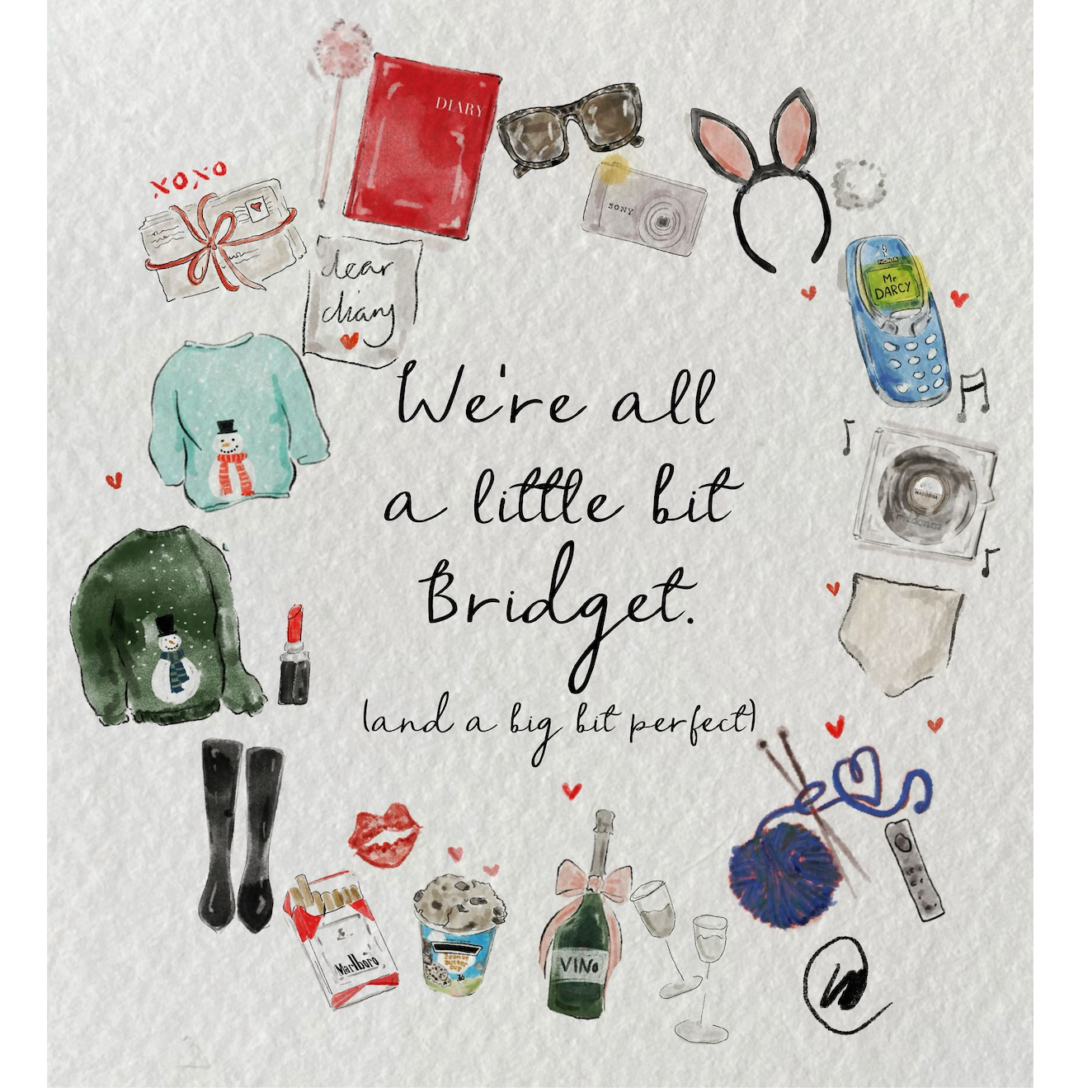 A little bit Bridget – Lucy Claire Illustration