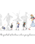 Young Dreams Female Teacher print
