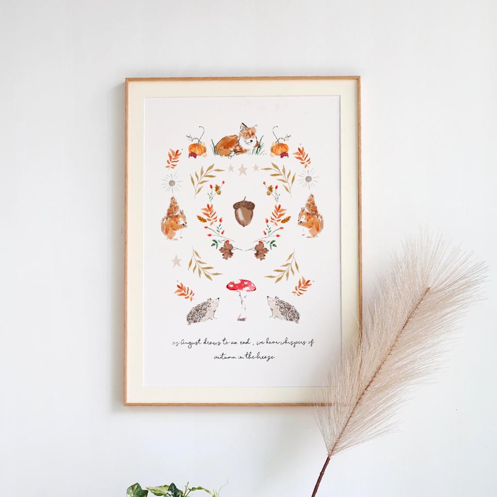 Autumn Days Print