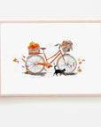 Autumn Bike Print