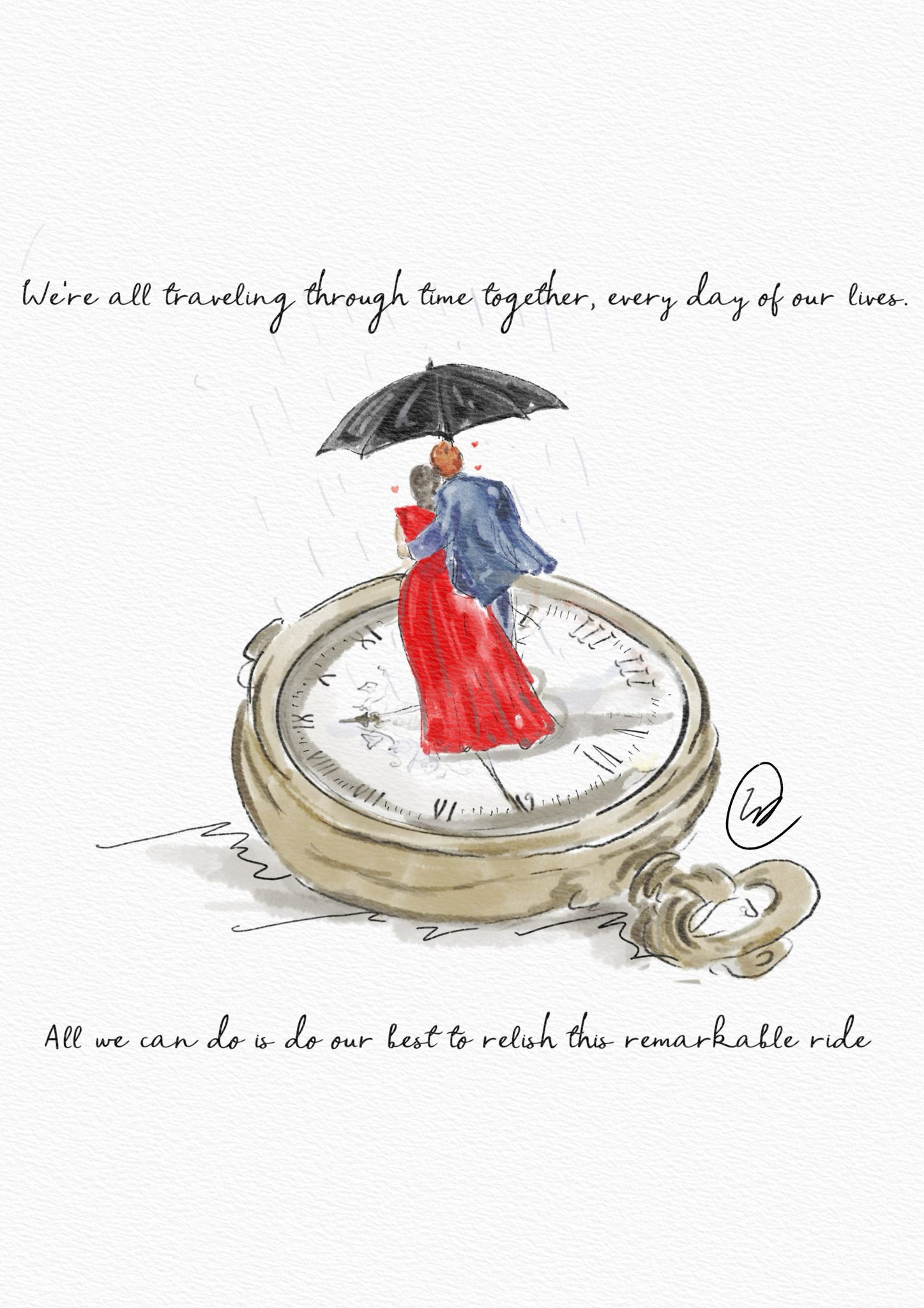 About time clock print