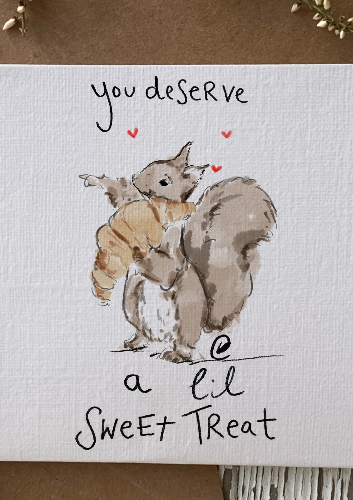 Lil sweet treat Squirrel drawing