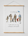 99th Birthday David Attenborough Print