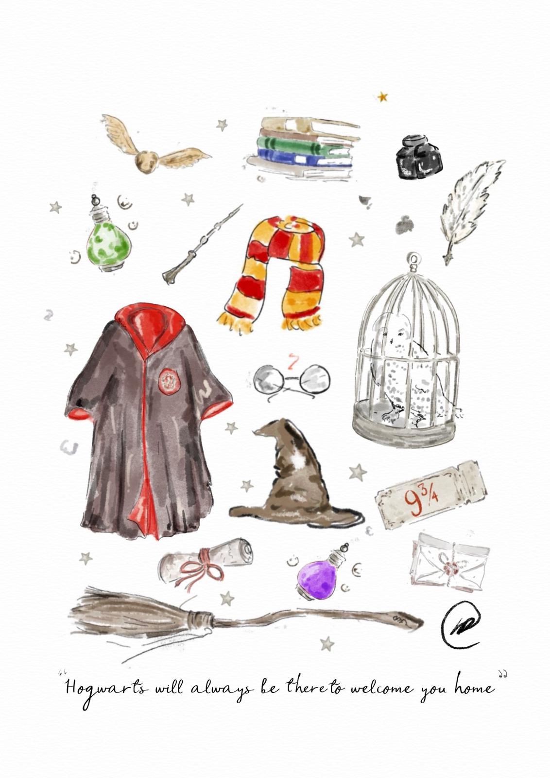 Wizarding World back to school essentials | Print