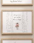 Your own lane Print