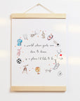 Dare to Dream Illustrated Print