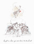 Shine Bright Rudolph Print