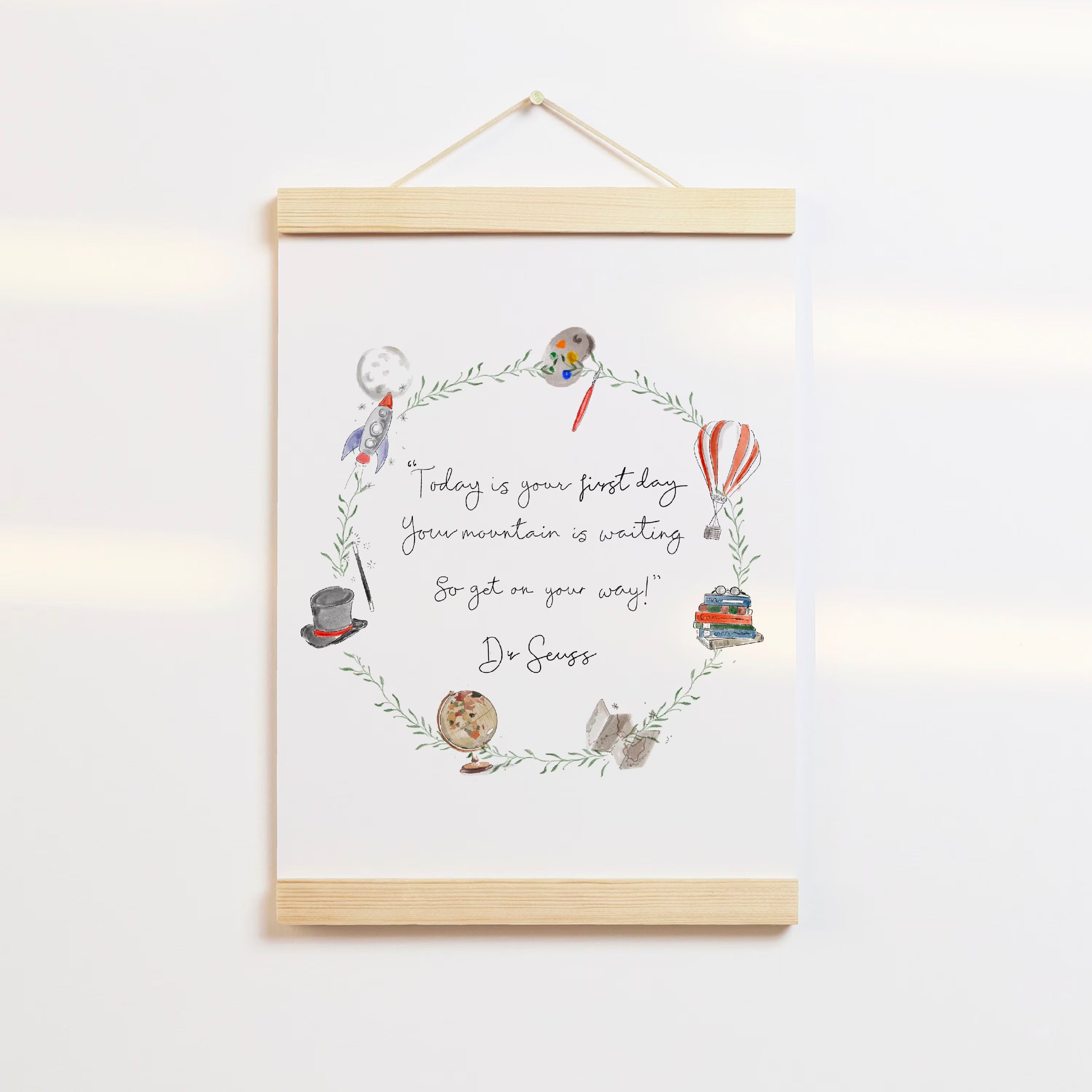 Dr Seuss Your Day Print