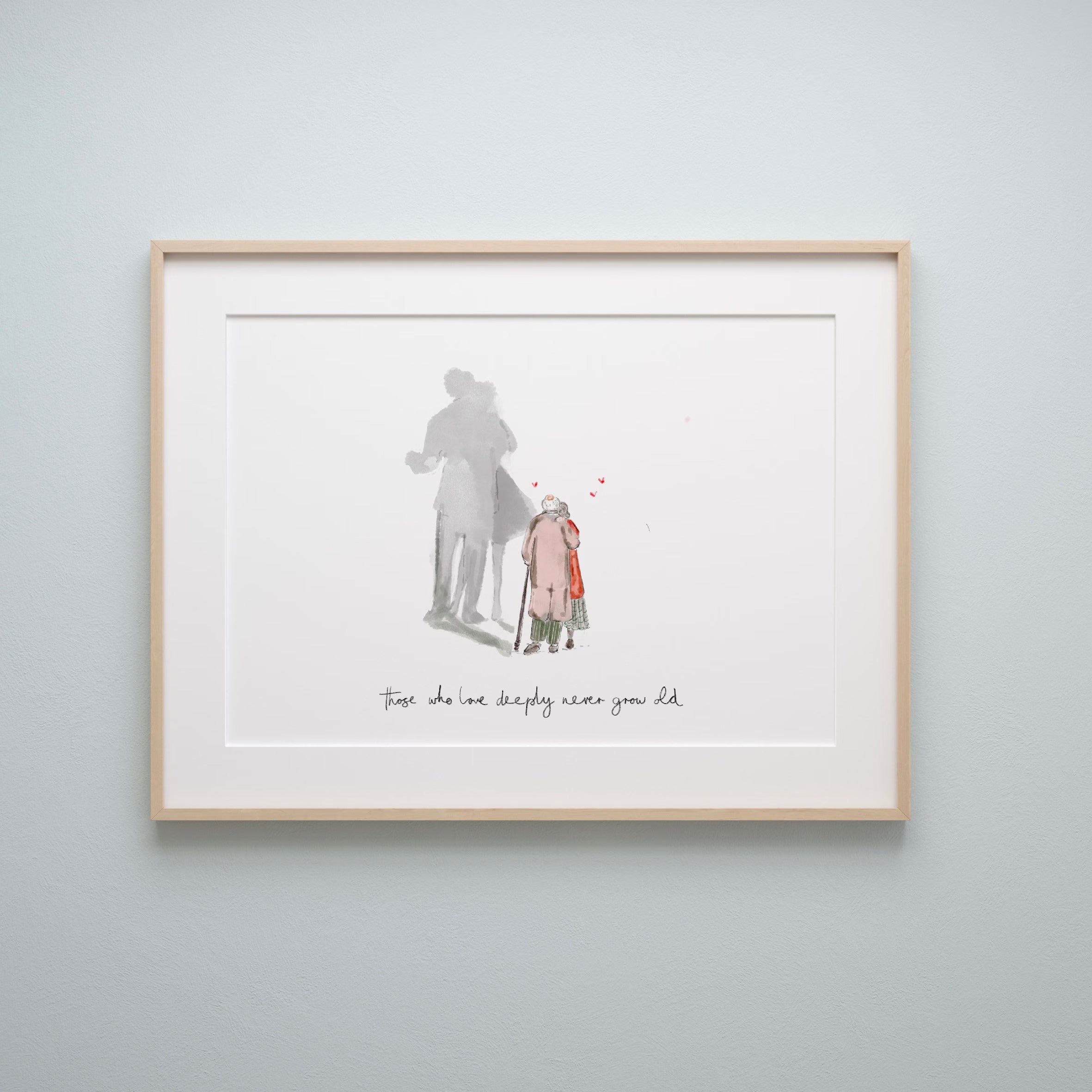 Forever Young Illustrated Print