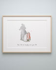 Forever Young Illustrated Print