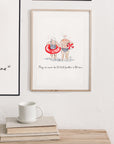 Paddling In The Sea Print