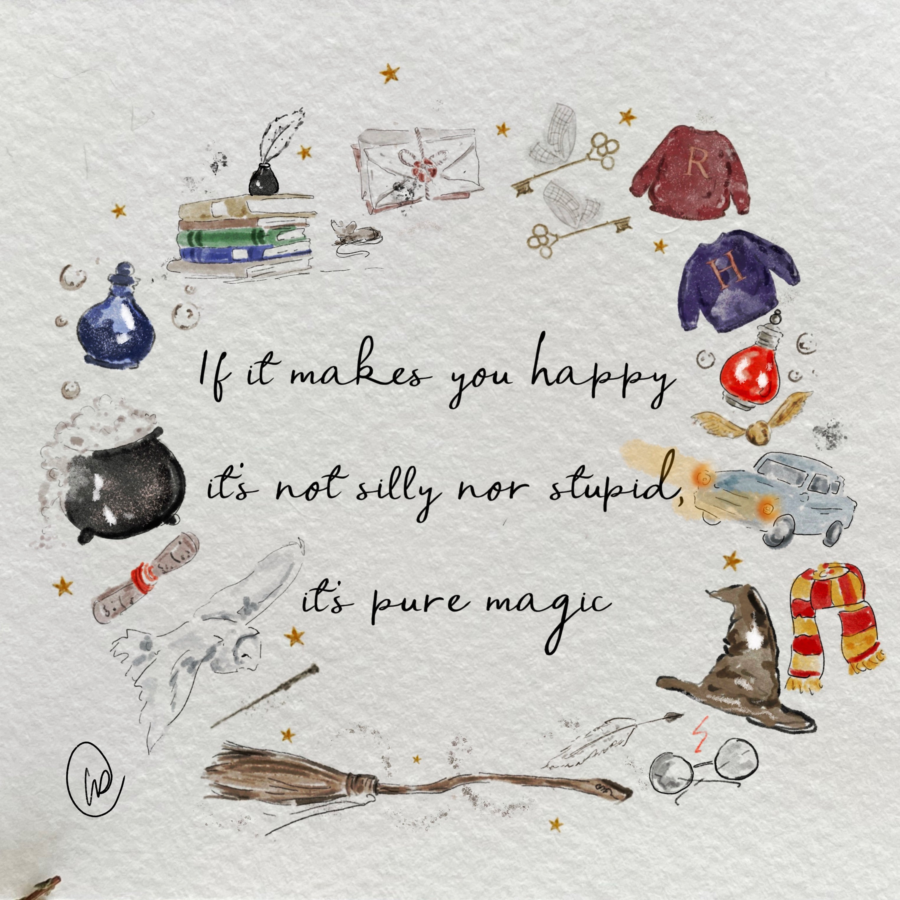 Limited Edition Happy Magic Print