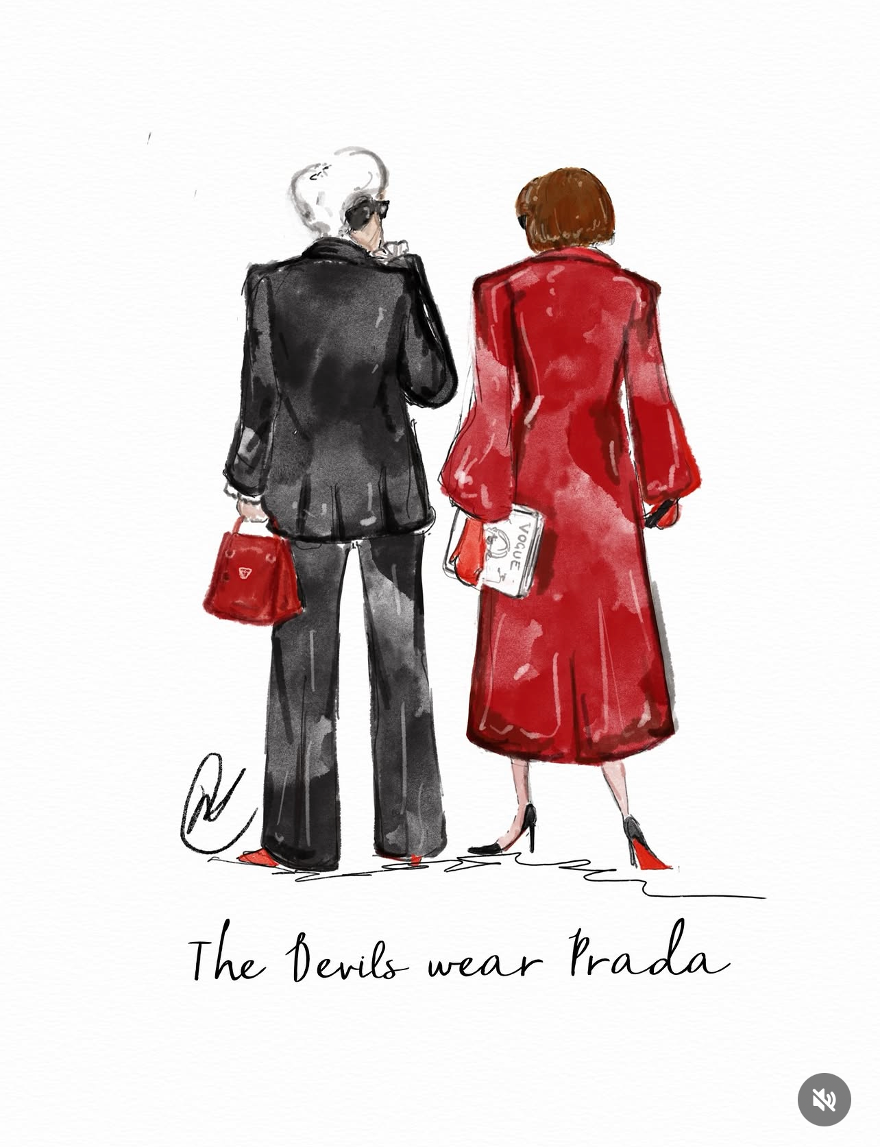 Meryl met Anna - Devils wear Prada | Print
