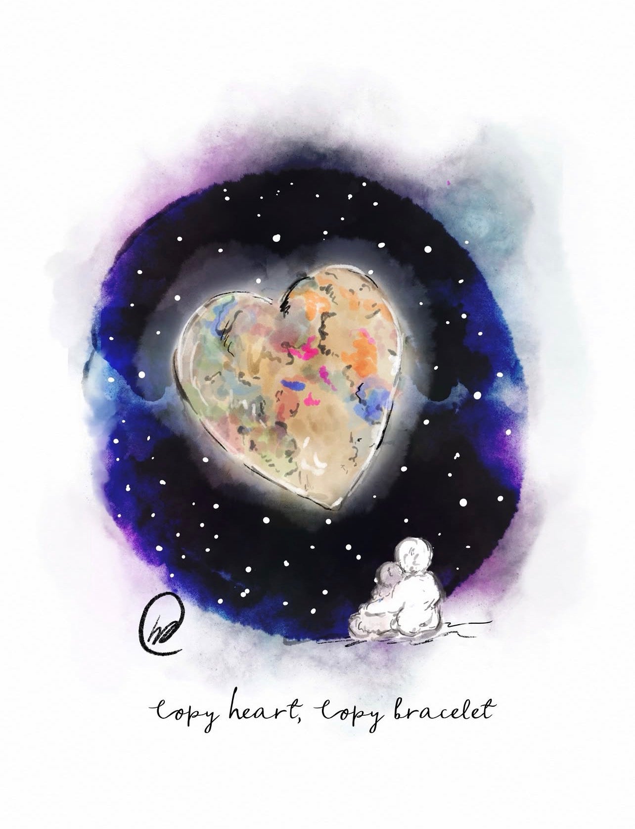 Copy Heart Copy Bracelet | Print