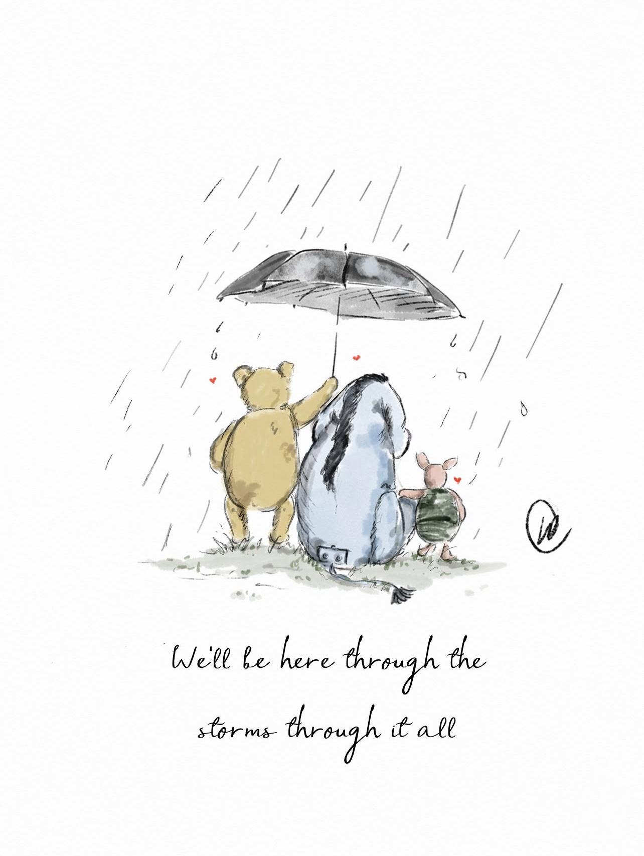 We’ll Be Here Through The Storms | Print