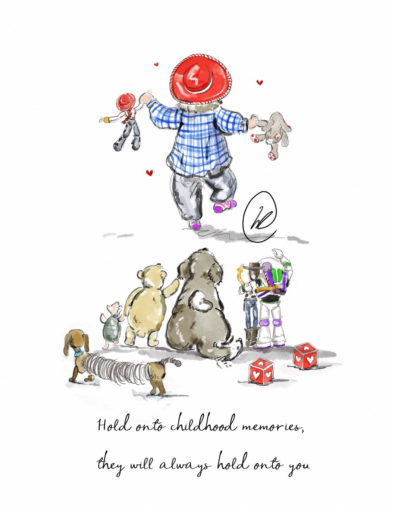Hold Onto Childhood Memories | Print