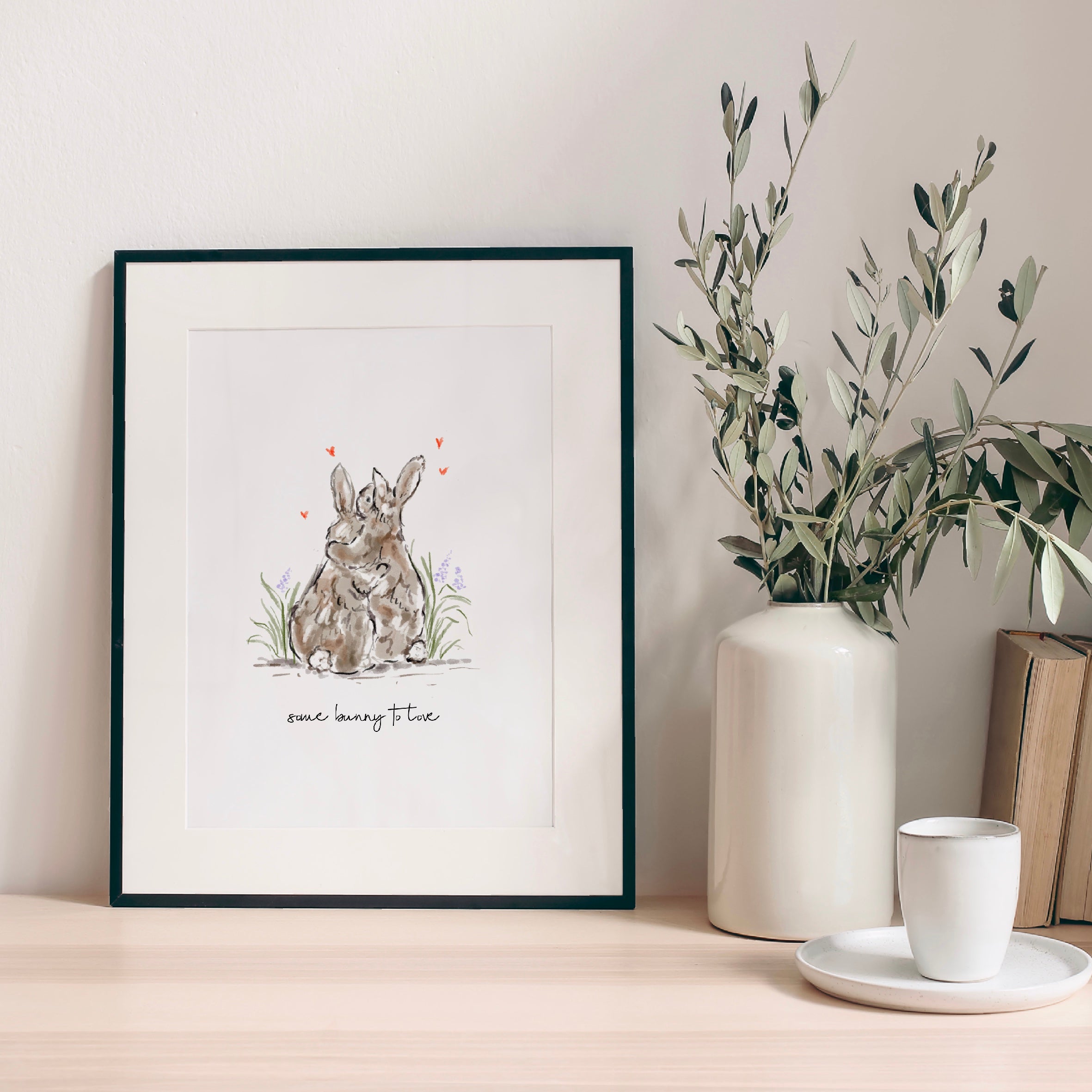 Some Bunny To Love Print