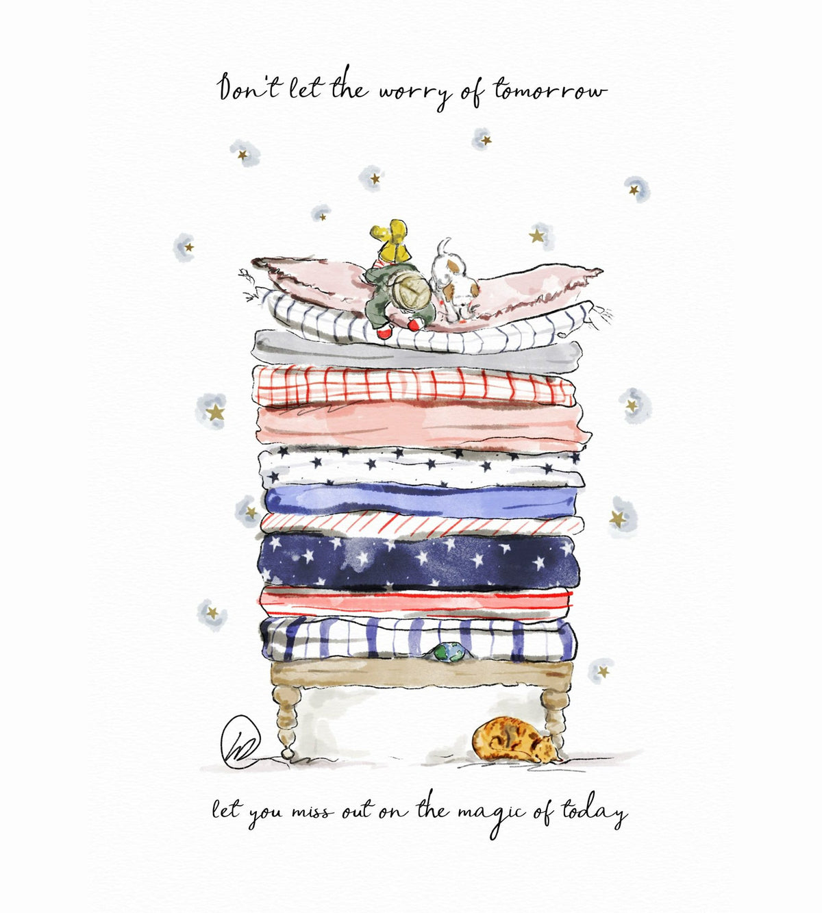 The Magic of Today print by Lucy Claire