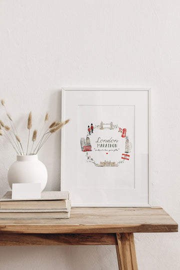 London Marathon Print