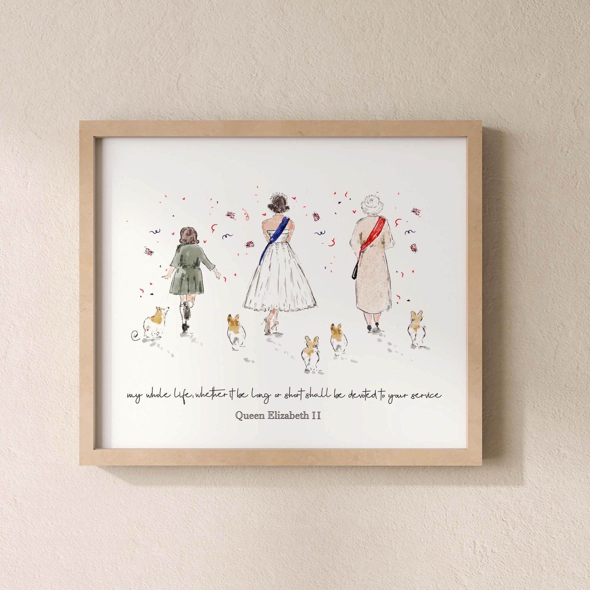 Queen Elizabeth II Life Print
