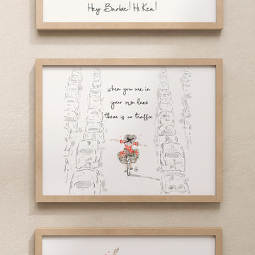 Your own lane Print