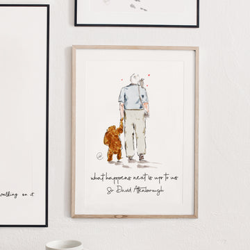 David Attenborough Print