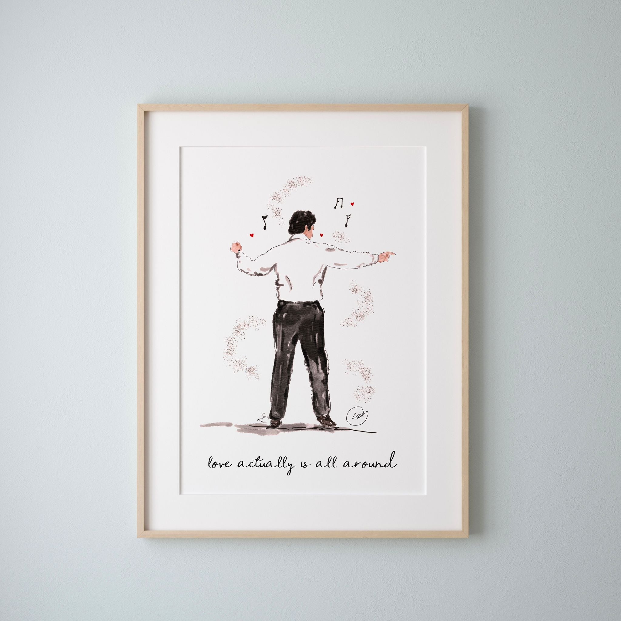 Love Actually Prime Minister Dance Print