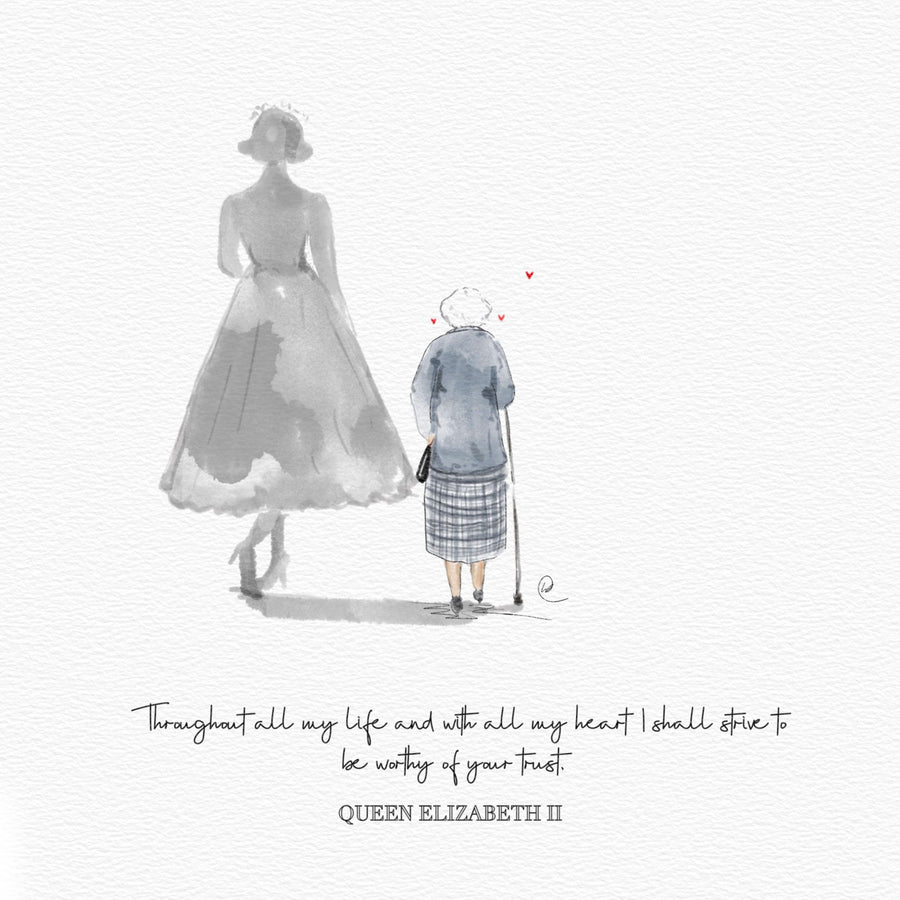 Queen's Devotion Print