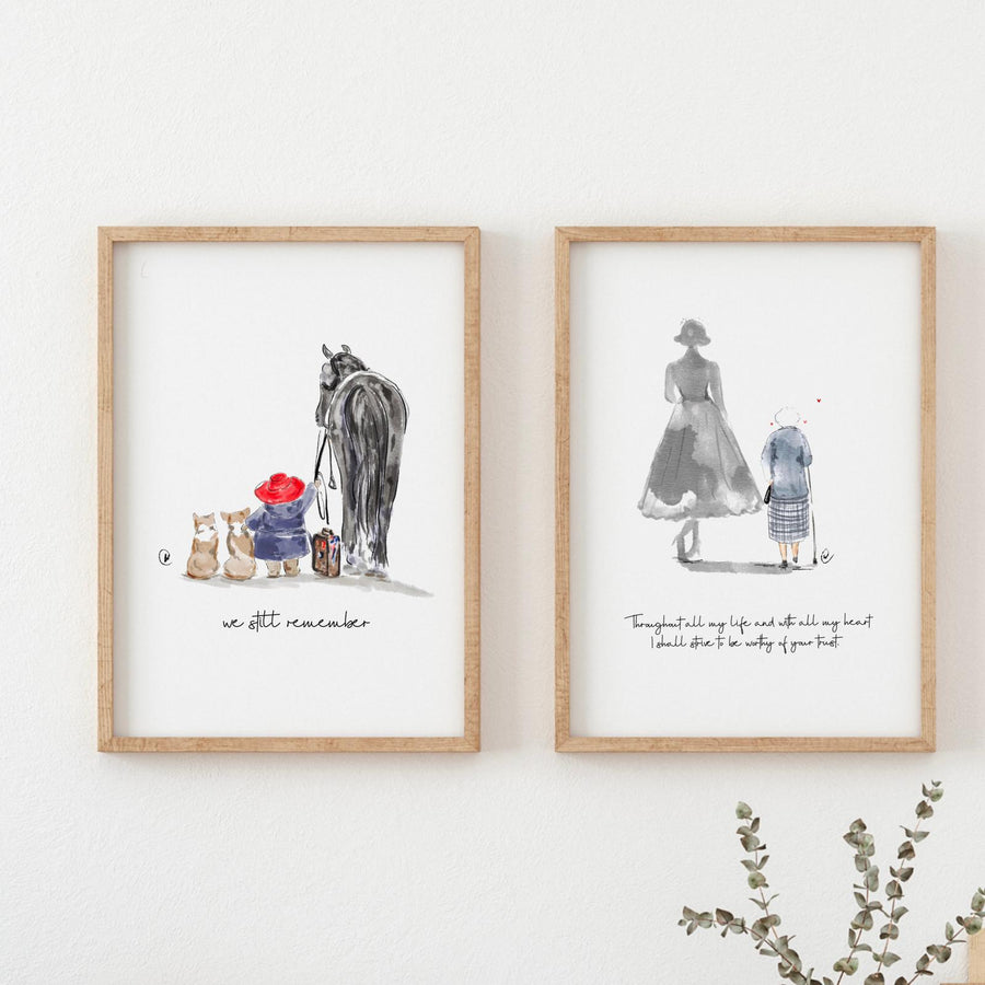 Queen's Devotion Print