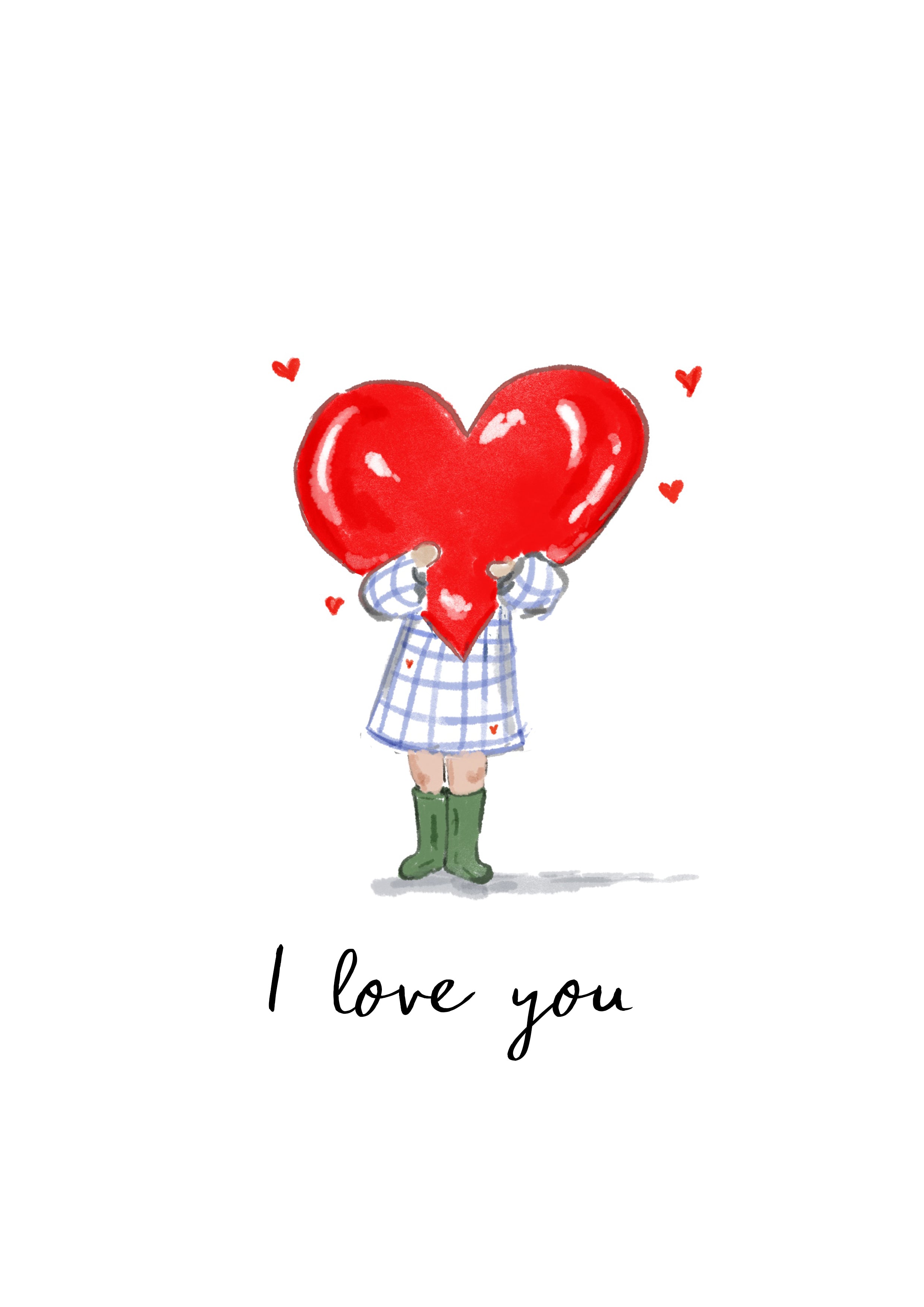 I Love You Print
