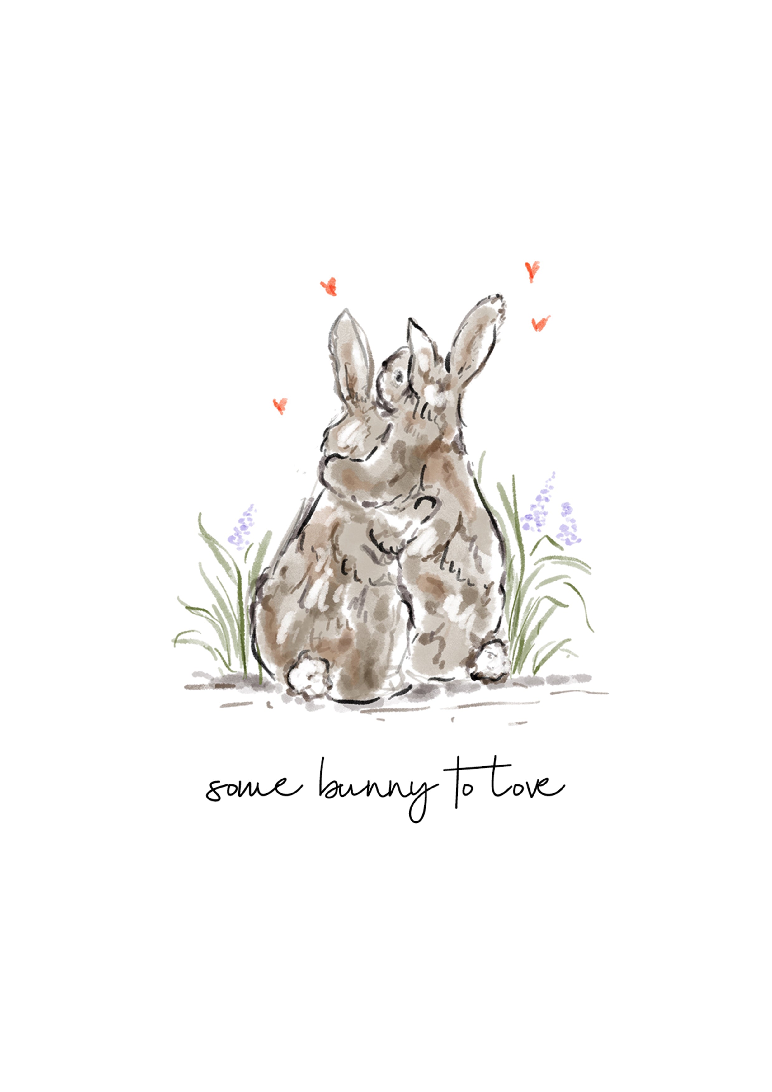 Some Bunny To Love Print