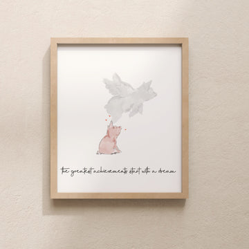 Piggy Dreams Print