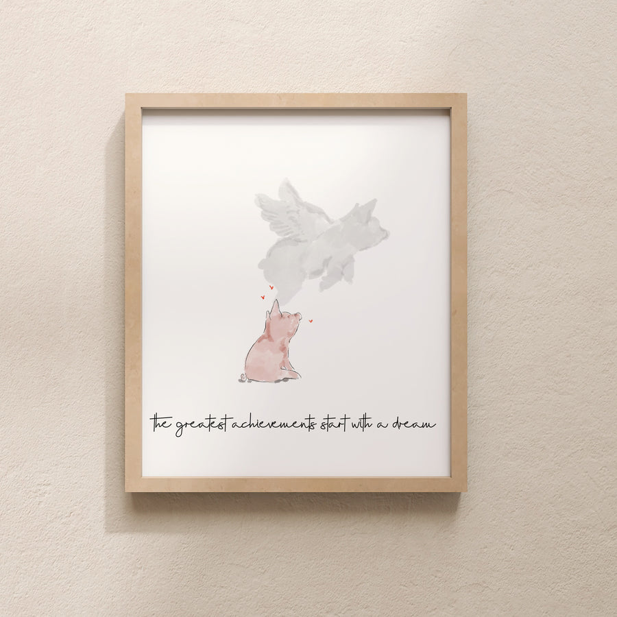 Piggy Dreams Print