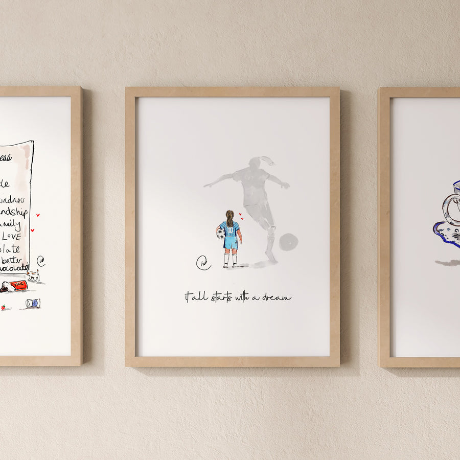 Limited Edition Women's World cup 2023 Print